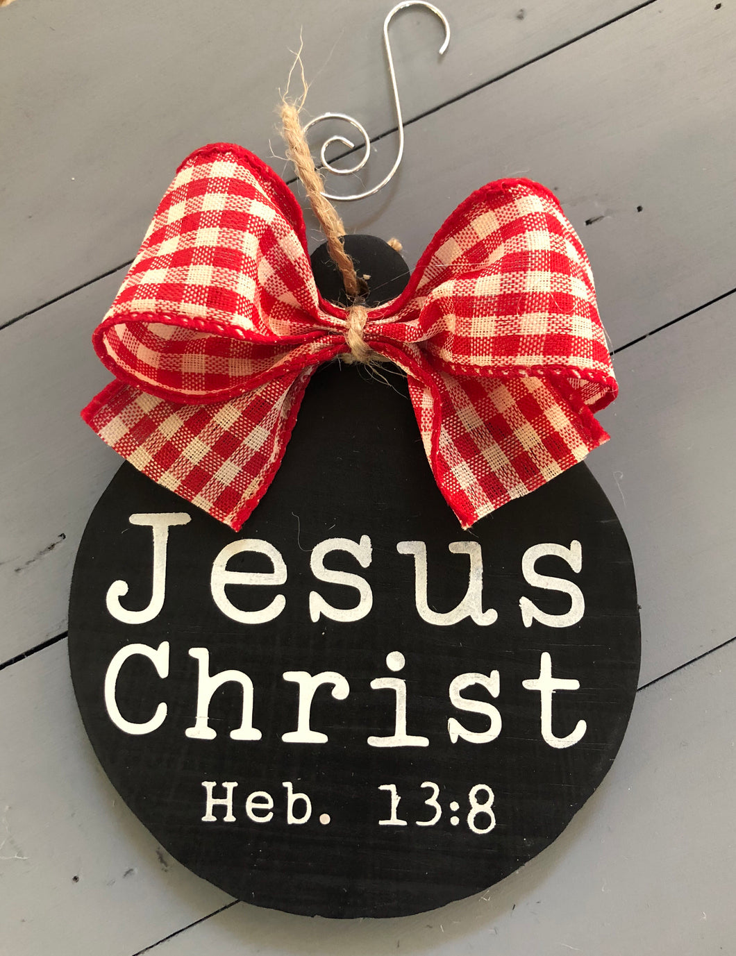 Jesus-Ornament-Buffalo Check